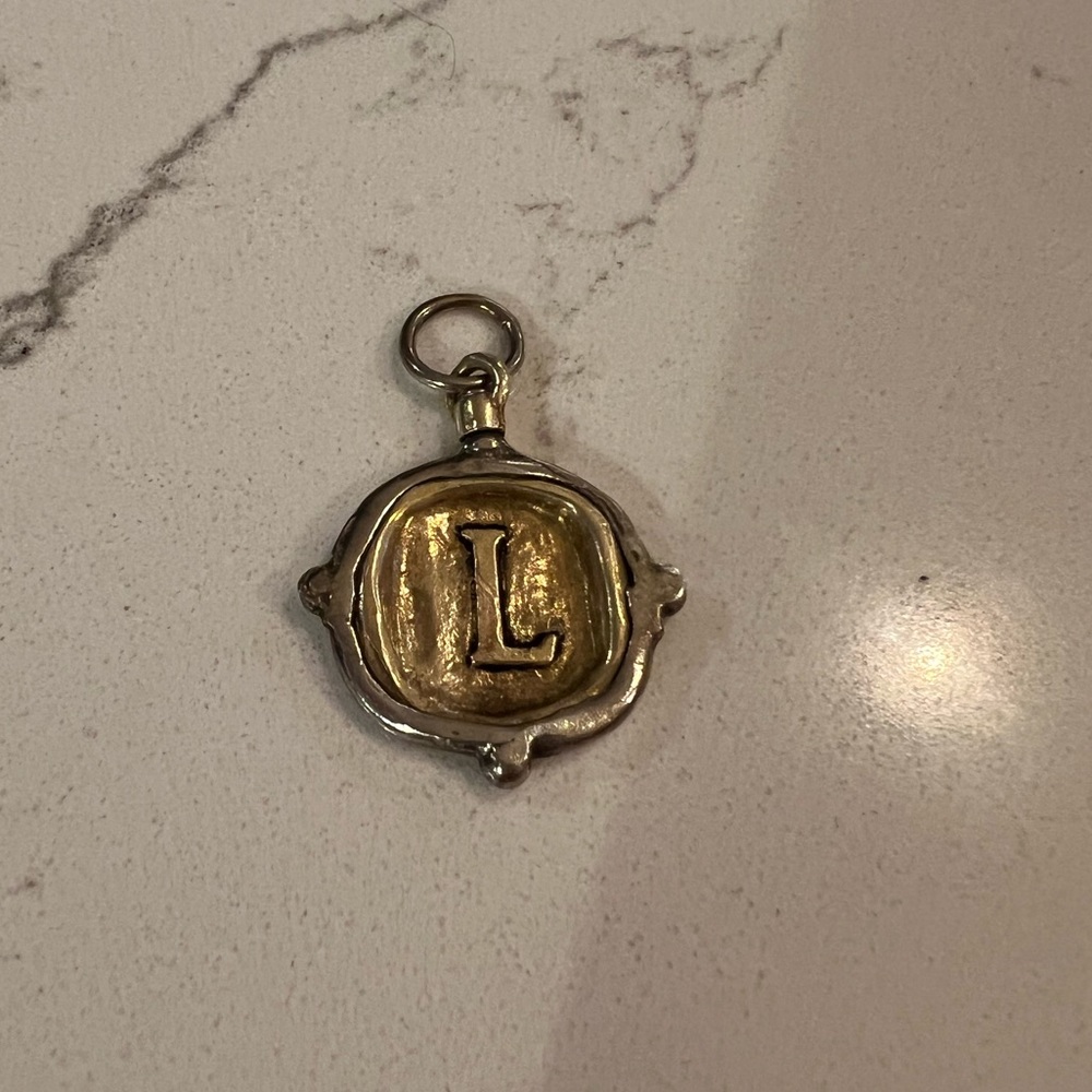 Waxing Poetic “L” Charm.